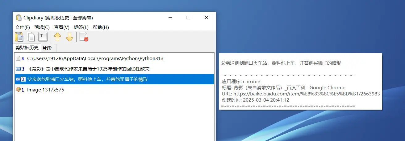 [亲测好用]剪贴板加强工具ClipdiaryPortable免安装集成激活码专业版-电脑软件-学社山中人