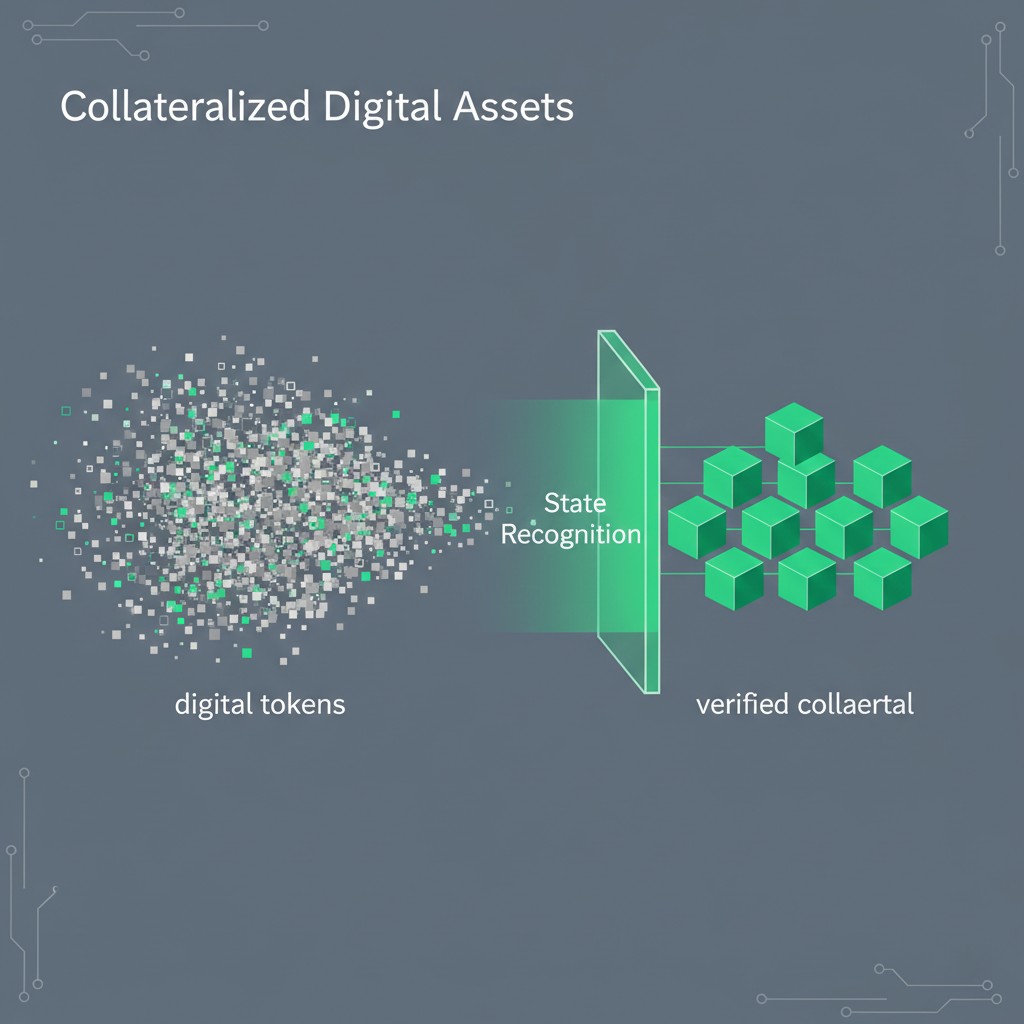 Diagram showing state recognition protocols for Collateralized Digital Assets in 2026.