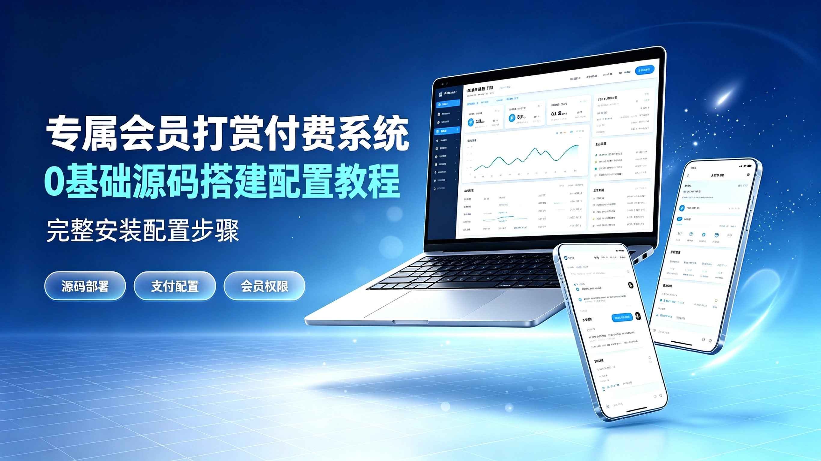 专属会员打赏付费系统源码搭建教程｜完整安装配置视频教程-学社山中人