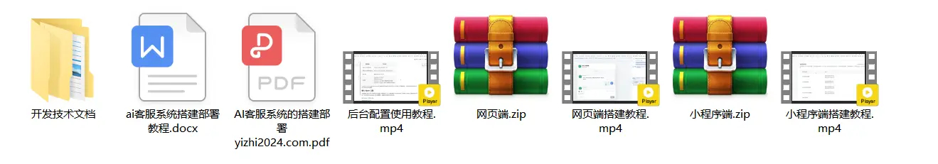 [原创开发][亲测可用]AI 客服系统源码，包含网页端、小程序端（有搭建教程和配置使用教程）
