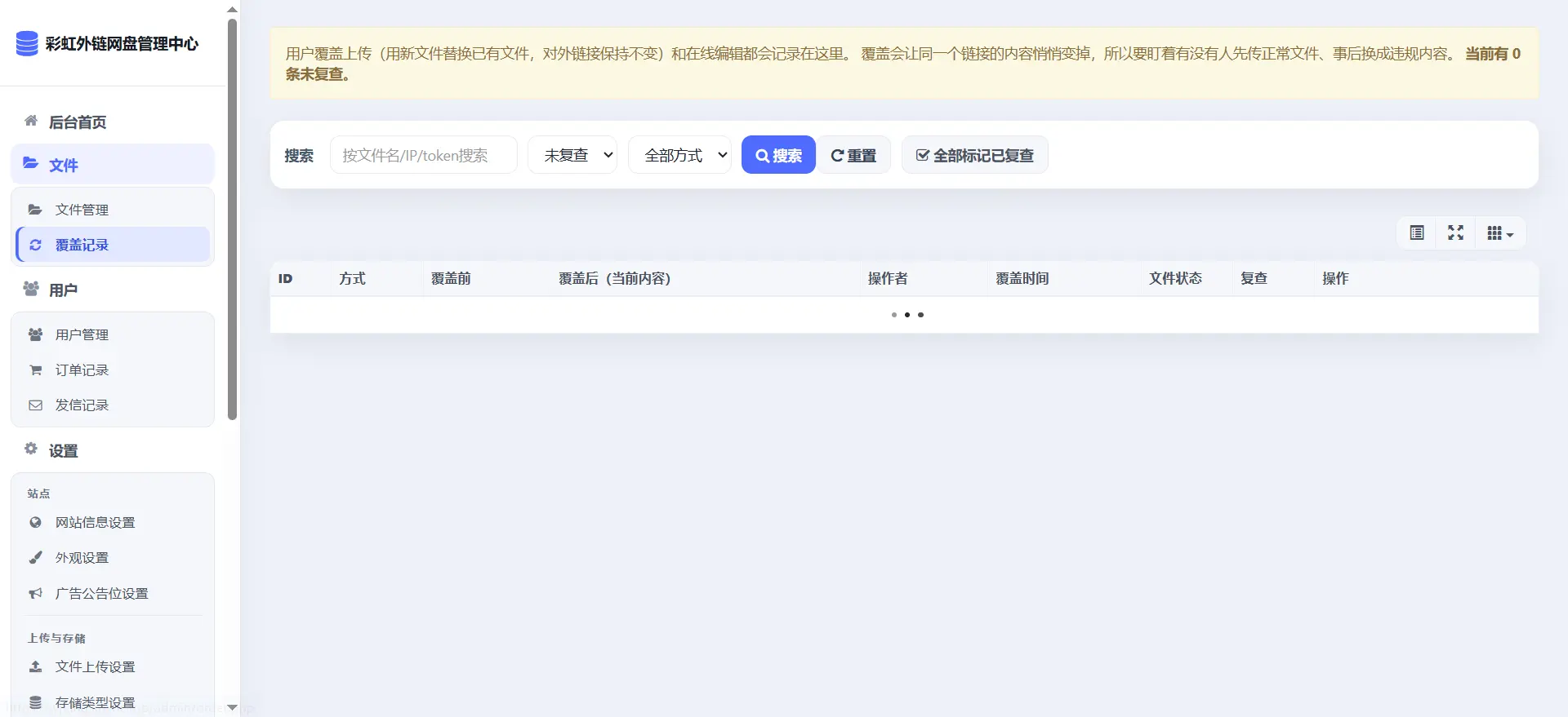 [亲测可用]彩虹外链网盘太强了！后台功能全解析，可做图床、网盘